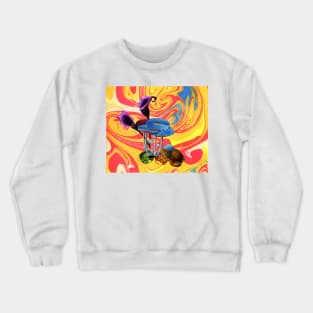 Psychedelic Frog Crewneck Sweatshirt